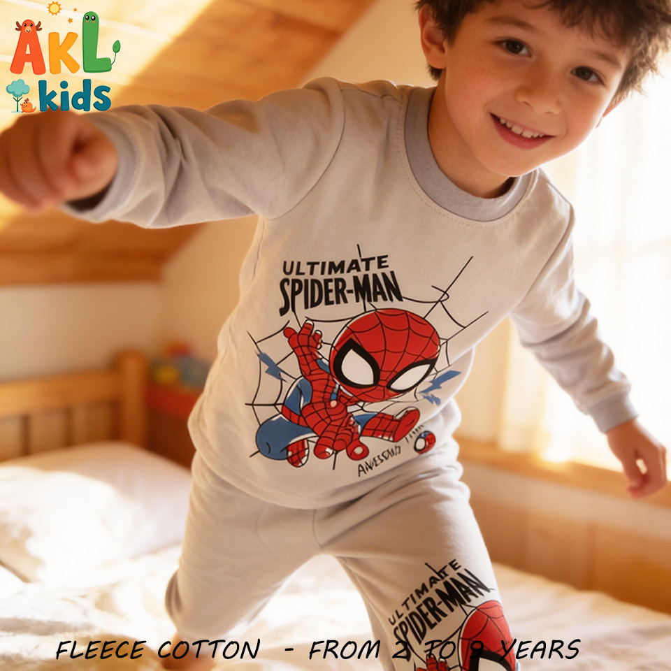 Fleece Cotton Pjs Spider