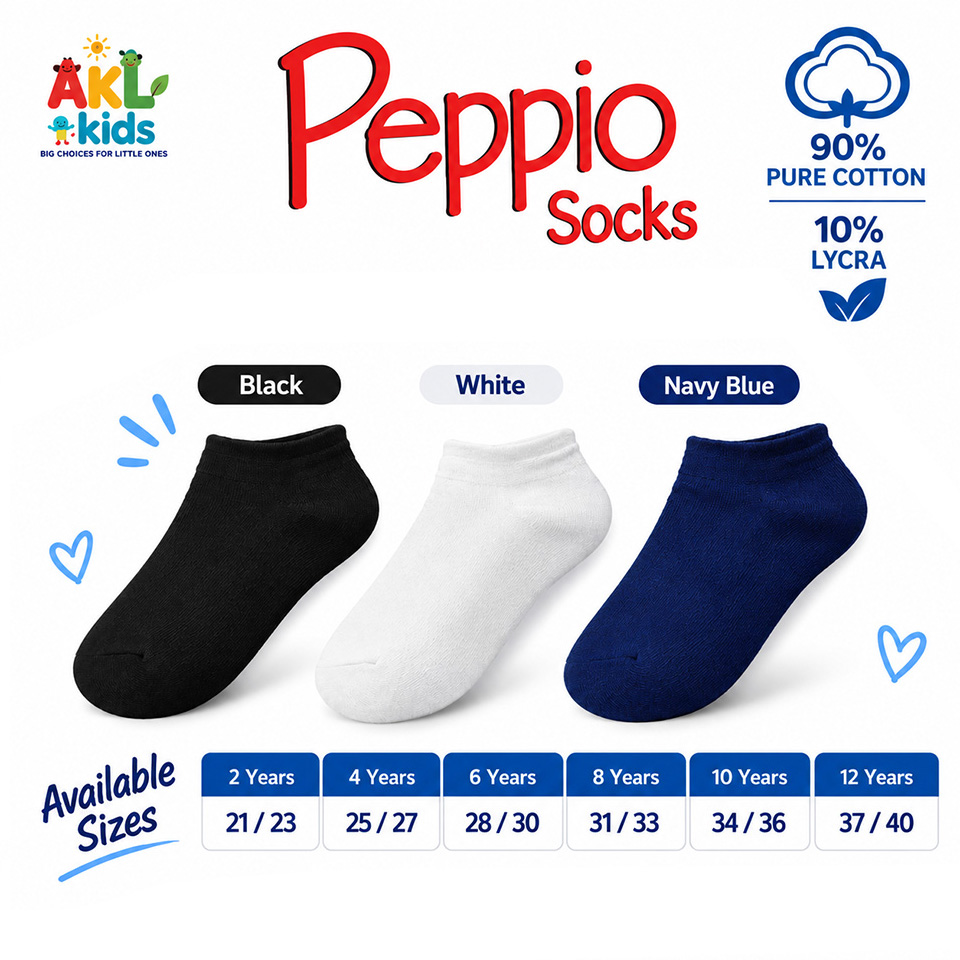 Peppio Kids Cotton Socks - Mini