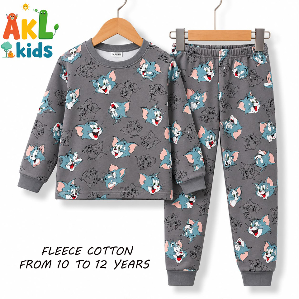 Fleece Cotton Pjs Tom and Jerry