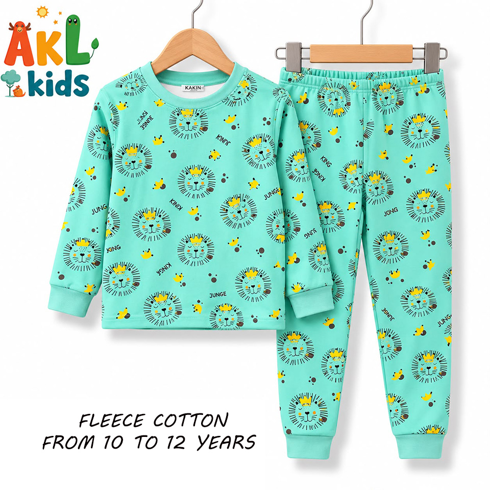 Fleece Cotton Pjs Jungle