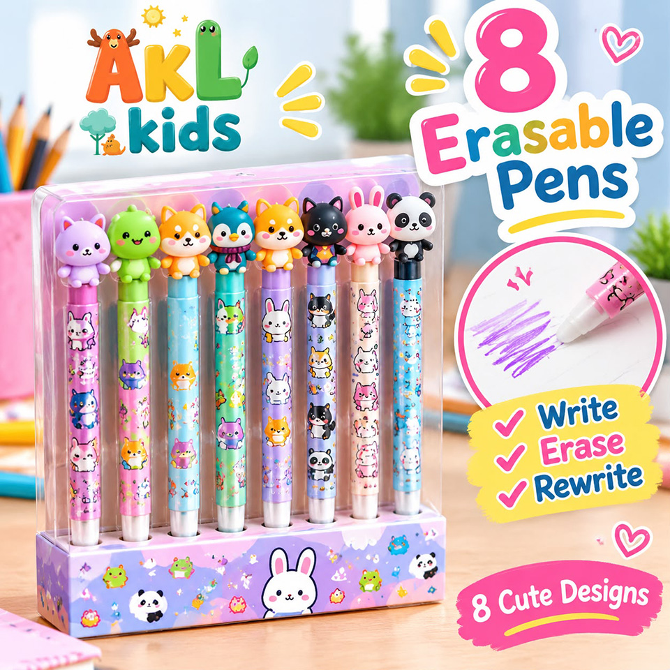 Set of 8 pens
