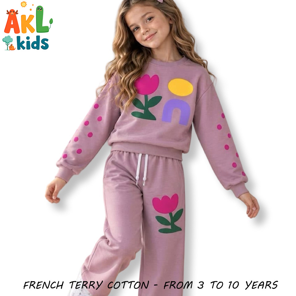 Kids Tracksuit Flowers